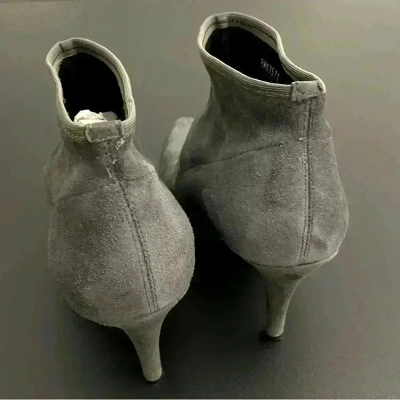 Stuart Weitzman Leather Suede Stretch Sock Booties Office Siren Corpcore - Picture 6 of 9